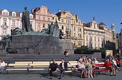 Prag Jan-Hus-Denkmal