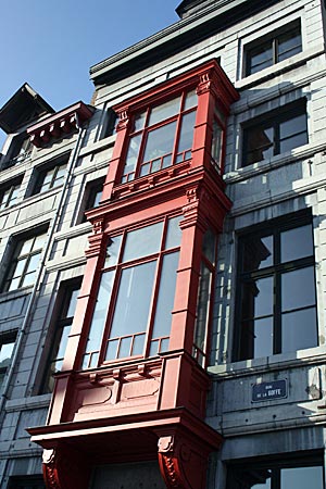 Belgien - Hausfassade in Liege