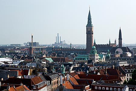 Dänemark - Blick vom Runden Turm über die Dächer von Kopenhagen, Foto: Robert B. Fishman, ecomedia
