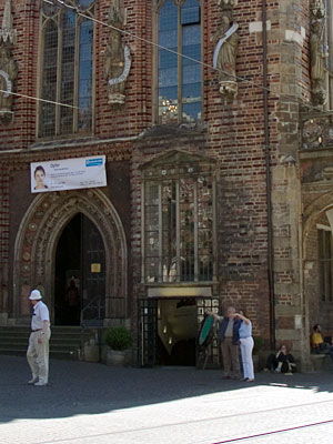 Bremen - Eingang Ratskeller am Rathaus