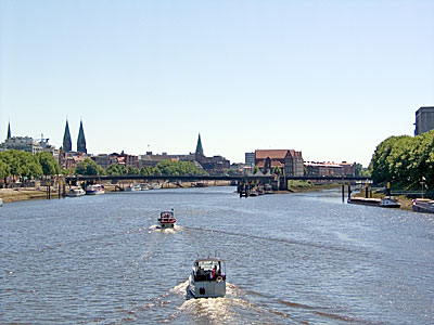 Bremen - Blick auf die Weser