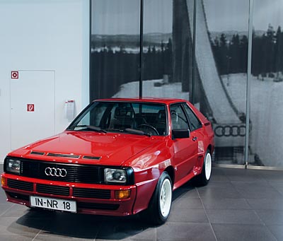 Ingolstadt - Audi Sport quattro Bj. 1984, Preis 203850 DM, Gesamtproduktion. 214 Stück