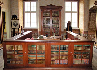 Ehemaliges Arbeitszimmer von August Heinrich Hoffmann von Fallersleben im Kloster Corvey