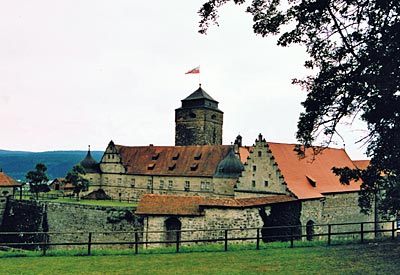 Deutschland - Kronach - Wurde nie erobert: Festung Rosenberg, eine der größten Anlagen in Deutschland