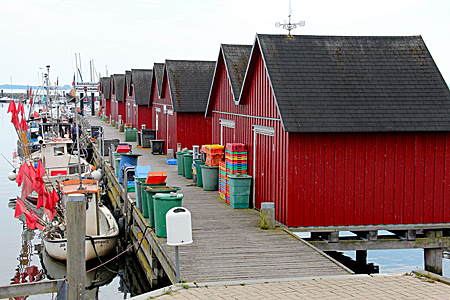 Mecklenburg - Ostseeküste - Fischereihafen von Boltenhagen