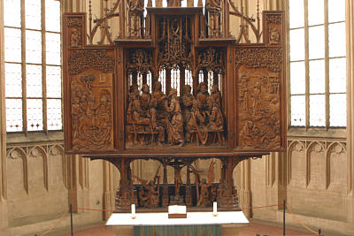 Taubertal - Rothenburg ob der Tauber - Altar von Tilman Riemenschneider