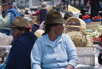 Ecuador Quito Marktfrauen