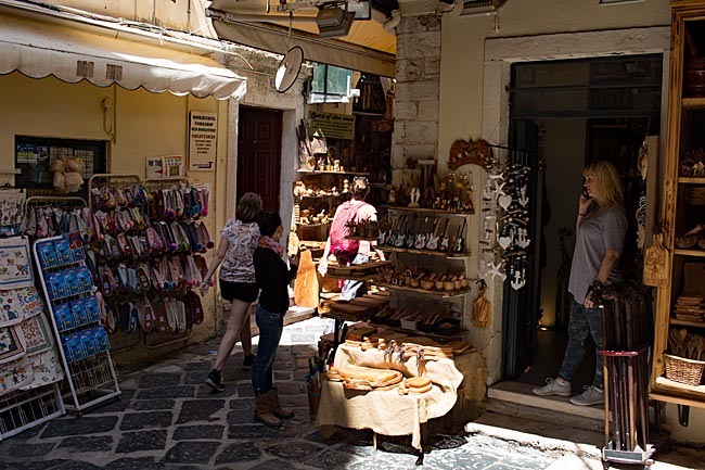 Griechenland - Korfu - Geschäft in der Innenstadt von Korfu