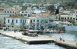 Griechenland Spetses Hafen