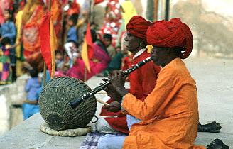 Musikanten in Indien