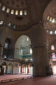 Pfeiler in der Blauen Moschee, Istanbul