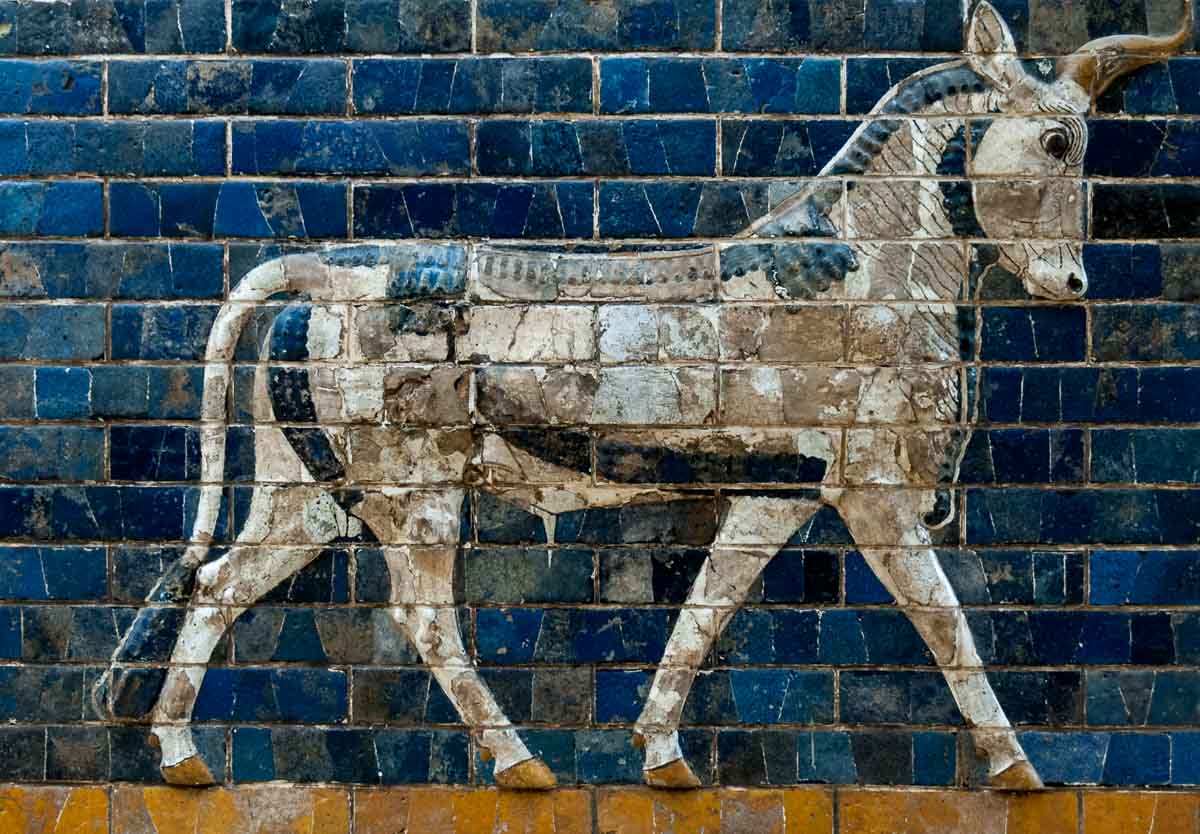 Teilstück des Ischar-Tores aus Babylon, Archäologisches Museum Istanbul