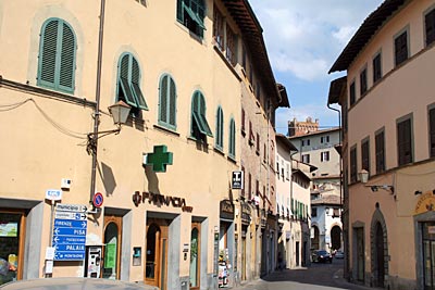 Italien - Toskana - Gasse in San Miniato
