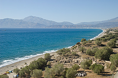 Strand von Kommos bei Pitsidia, Kreta