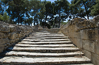 Kreta: Agia Triada, Treppe