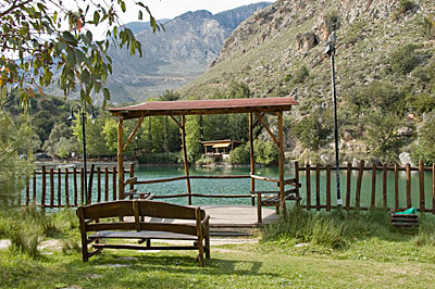 Kreta: Idylle am See von Zaros