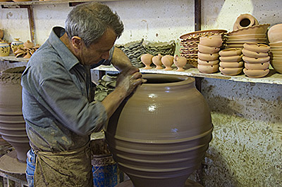 T&ouml;pfer in Thrapsano, Kreta