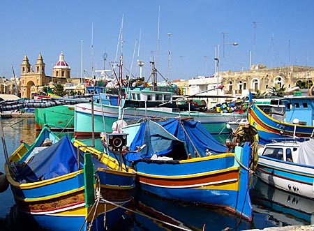 Malta - Luzzu-Boote