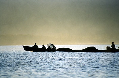 Myanmar Boot auf dem Inle See