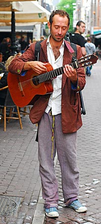 Niederlande - Amsterdam - Straßenmusiker