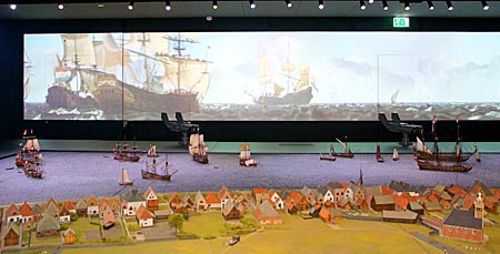 Niederlande - Texel - Reede von Texel im Kaap Skil Museum