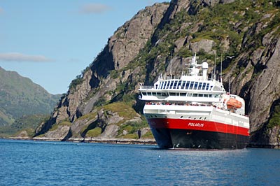 Norwegen - Eismeer - Postschiff Polarlys