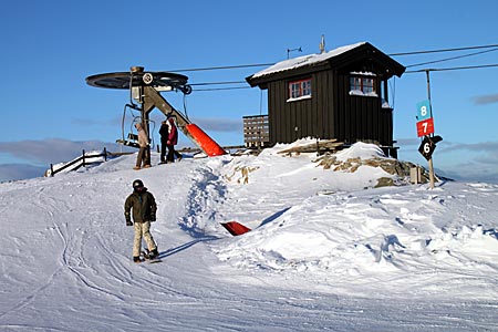 Norwegen - Skilift in Gala
