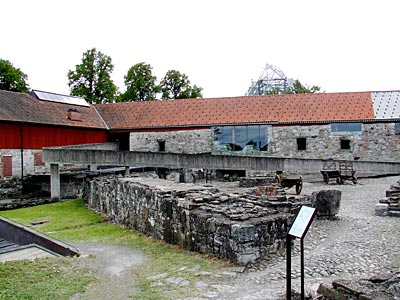 Norwegen - Hamar - Ruine Bischofssitz
