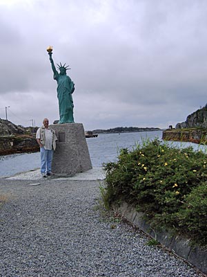 Norwegen - Haugesund - Freiheitsstatue in Karmöy