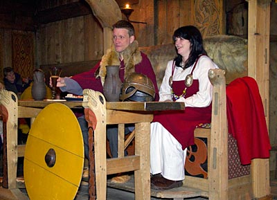 Norwegen - Stamsund - Stammeshäuptling Olav und seine Frau