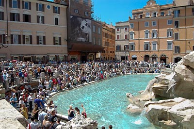 Trevi Brunnen in Rom