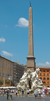 Berninis Vier-Str&ouml;me-Brunnen