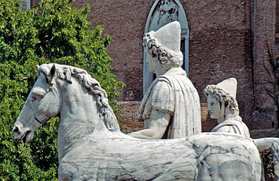Reisef&uuml;hrer Rom - Brunnen auf dem Capitolino