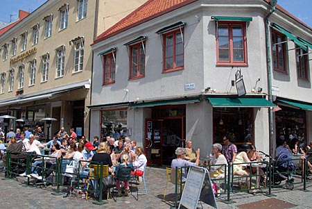Schweden - Malmö - Cafes und Kneipen am Lille Torg