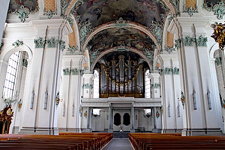 Schweiz - in der Kathedrale in St. Gallen
