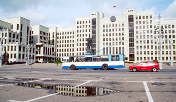 Das Parlament in Minsk
