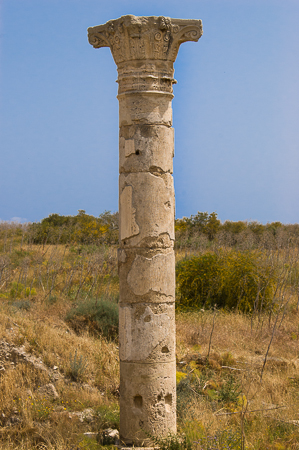 Die Ruinenlandschaft von Salamis: An der Agora