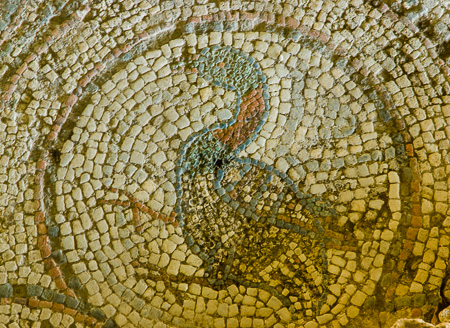 In der Ausgrabungsstätte von Soli. Frühchristliche Mosaiken in der Basilika aus dem 5. Jh. n. Chr.