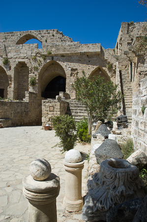 Die Burg von Girne: Blick auf den westlichen Teil der Anlage