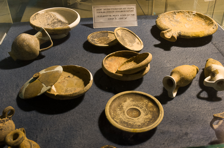 In der Burg von Girne: Funde aus dem Schiffswrack im Schiffswrackmuseum