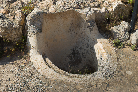 Die Ausgrabungsstätte von Vouni ganz im Westen der Insel