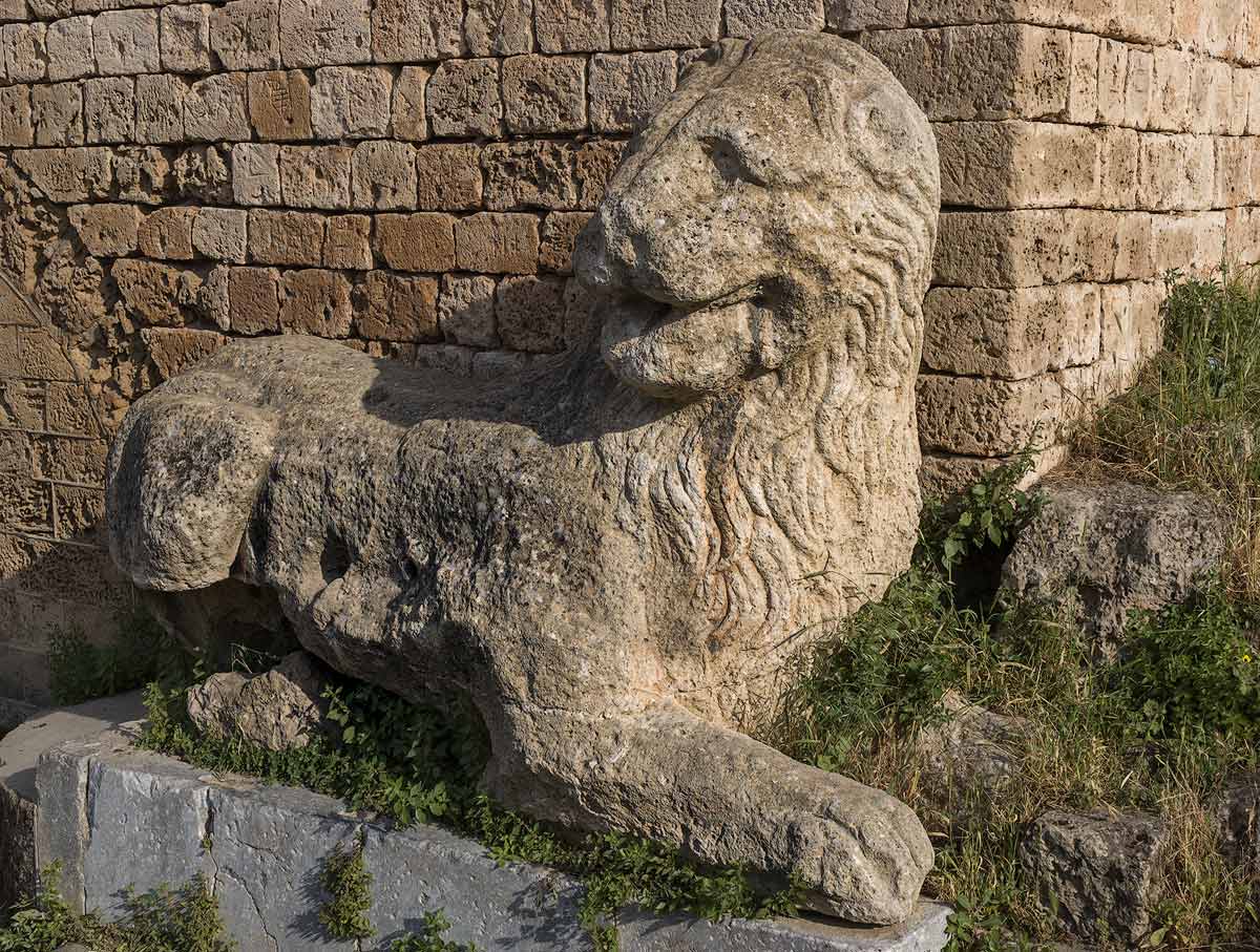 Symbol venezianischer Macht auf Zypern: der Markuslöwe