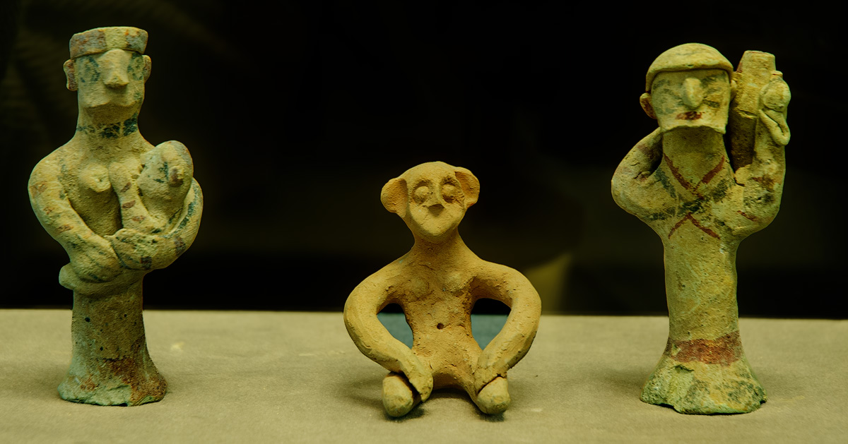 Barnabas - Kloster: Terrakotta - Figuren aus der archaischen Periode (750 - 650 v. Chr.)