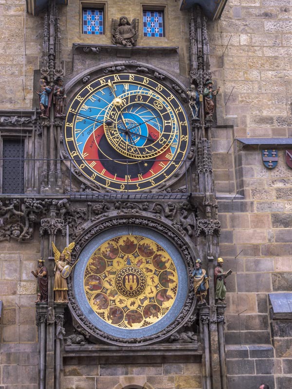 Prag Uhr am Rathaus