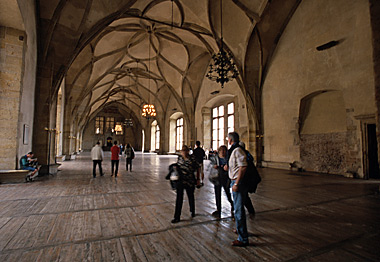 Prag Vladislavsaal im Königspalast der Prager Burg