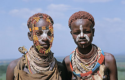 Südäthiopien - Karo-Frauen