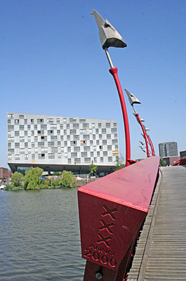 Amsterdam - Brücke auf den KNSM Eilanden