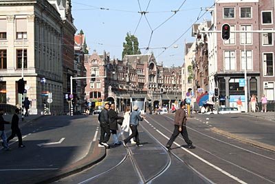 Amsterdam - Nieuwe Vorbrugwal - neugotische Fassadenpracht