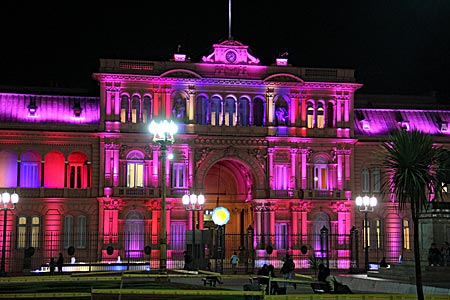 Argentinien - Buenos Aires - Präsidentenpalast Rosada am Plaza de Mayo