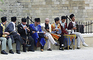 Aserbaidschan - Sänger in Baku